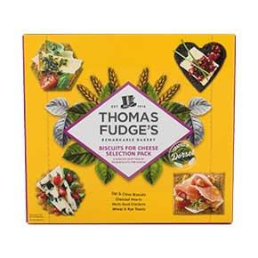 Thomas Fudge's Biscuits For Cheese Selection Pack 300G