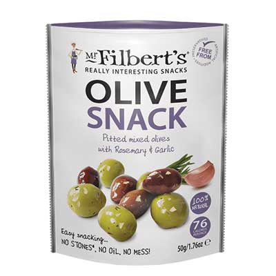 Mr Filberts mixed Olives with Rosemary and Garlic